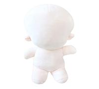 niannyyhouse 20cm Plush Doll 8” Humanoid Stuffed Doll Wearable Clothes Dress Up (Fat-with Skeleton without Embroidery, 20cm)