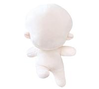 niannyyhouse 20cm Plush Doll 8” Humanoid Stuffed Doll Wearable Clothes Dress Up (Normal-with Skeleton without Embroidery, 20cm)