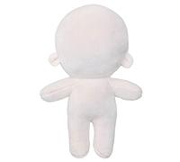 niannyyhouse 20cm Plush Doll 8” Humanoid Stuffed Doll Wearable Clothes Dress Up (Normal-without Embroidery, 20cm)