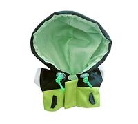 niannyyhouse 20cm Plush Doll Clothes Color Blocking Punching Jacket Coat 8in Doll Accessories (Green+Black)