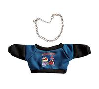 niannyyhouse 20cm Plush Doll Clothes Loose Long Sleeve Sweatshirt Accessories Kpop Doll Dressup (Blue)