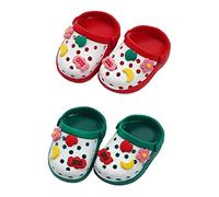 niannyyhouse 20cm Plush Doll Hole Shoes Length 5.5cm 20.3cm Doll Slippers Beach Shoes Dress Up (A-2)