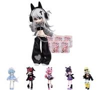 niannyyhouse BJD Blind Box Figurines, Ten Thousand Escape Plans Series, 1/12 Scale, Ball Jointed Doll with Clothes, Action Figure Collectable (6PCs)