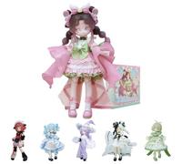 niannyyhouse BJD Blind Box, Seasonal Healing Series, Ball Jointed Doll, Articulated Mini Action Figure, Collectible Dress-Up Doll with Complete Clothes Set (1PC)