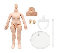niannyyhouse DOD 10cm Doll Action Figures Body Suitable for 1/12 BJD Dolls Head Boys Girls Toys (Normal White-Standard Package A)