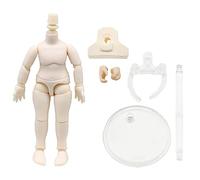 niannyyhouse DOD 10cm Doll Action Figures Body Suitable for 1/12 BJD Dolls Head Boys Girls Toys (Super White-Standard Package A)