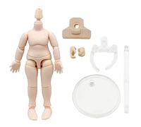 niannyyhouse DOD 10cm Doll Action Figures Body Suitable for 1/12 BJD Dolls Head (Milky White-Standard Package A)