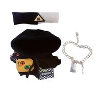 niannyyhouse Headwear Hoodies Accessories Sweatshirts Suit 10cm~15cm 20cm Plushie Doll Clothes Dress Up (Black 10cm~15cm)