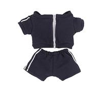 niannyyhouse Sportswear Uniforms 7.8"（20CM） Plush Doll Stuffed Figures Toys Clothes (Navy Blue)