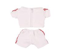 niannyyhouse Sportswear Uniforms 7.8"（20CM） Plush Doll Stuffed Figures Toys Clothes (White)