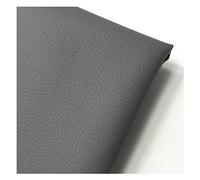 NIANTONG 160cm/62'' Wide Faux Leather Upholstery Fabric by The Meter Litchi Texture Waterproof Vinyl Leatherette for Car Seats, Sofa Chair Furniture, DIY Crafts(Color:grey)