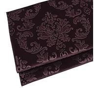 NIANTONG Soft Thicker Velvet Fabric Upholstery Dressmaking Curtain Blind Cushion Craft Velour Material 145 Cm Wide Sold By The Meter(Color:dark brown)