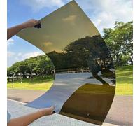 NIANXINN Polycarbonate Panel Roofing Sheets,1.2mm Brown Clear Acrylic Plastic Sheet,Strong Impact PC Endurance Board,Greenhouse Outdoor Patio Roof Shade Rain Canopy Cover (100cm x 4.5m(3.3 x 14.7ft))