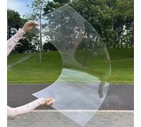 NIANXINN Polycarbonate Sheet Clear Acrylic Plastic Roofing Sheet,1.2mm Thick,Roofing Cladding,Water Proof UV Protection PC Clear Sheets,Panels for Greenhouses,Easy to Cut (80cm x 1.5m(2.62 x 4.92ft))