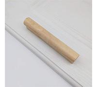 NIANXINN Solid Oak Furniture Handle,Length 100-1200mm Wooden Bar Handles for Kitchen Cupboard Cabinet & Drawers,Dresser Door Cupboard Drawer knobs Wardrobe Solid Wood Handle,with Screws(Length 130mm)