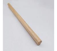 NIANXINN Solid Oak Furniture Handle,Length 100-1200mm Wooden Bar Handles for Kitchen Cupboard Cabinet & Drawers,Dresser Door Cupboard Drawer knobs Wardrobe Solid Wood Handle,with Screws(Length 400mm)