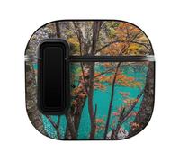 Niapessel for AirPods 4 Case, Autumn Landscape Print Compatible with Apple Airpods 4th Generation Case for Women Men, PC Hard Shell Full Protective Case Cover