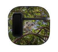 Niapessel for AirPods 4 Case, Cute Koala on Tree Print Compatible with Apple Airpods 4th Generation Case for Women Men, PC Hard Shell Full Protective Case Cover