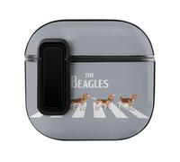 Niapessel for AirPods 4 Case, Dogs Walk on The Street Print Compatible with Apple Airpods 4th Generation Case for Women Men, PC Hard Shell Full Protective Case Cover