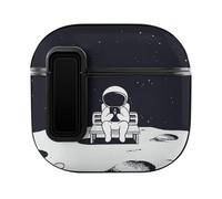 Niapessel for AirPods 4 Case, Funny Astronauts Space Print Compatible with Apple Airpods 4th Generation Case for Women Men, PC Hard Shell Full Protective Case Cover