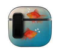 Niapessel for AirPods 4 Case, Funny Goldfish Print Compatible with Apple Airpods 4th Generation Case for Women Men, PC Hard Shell Full Protective Case Cover