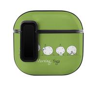 Niapessel for AirPods 4 Case, Funny Sheep Doing Yoga Print Compatible with Apple Airpods 4th Generation Case for Women Men, PC Hard Shell Full Protective Case Cover