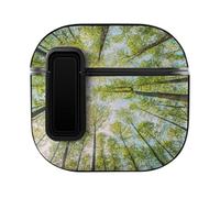 Niapessel for AirPods 4 Case, Greenwood Forest Nature Print Compatible with Apple Airpods 4th Generation Case for Women Men, PC Hard Shell Full Protective Case Cover