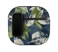 Niapessel for AirPods 4 Case, Leaves Art Print Compatible with Apple Airpods 4th Generation Case for Women Men, PC Hard Shell Full Protective Case Cover