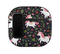 Niapessel for AirPods 4 Case, Unicorn Pattern Print Compatible with Apple Airpods 4th Generation Case for Women Men, PC Hard Shell Full Protective Case Cover