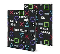 Niapessel for iPad 9th Generation Case/for iPad Air 5th Generation Case/for iPad Pro 11 Inch, Cool Gamer Slogan Text Print with Pencil Holder & Stand (TPU Leather)