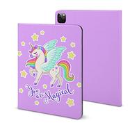 Niapessel for iPad 9th Generation Case/for iPad Air 5th Generation Case/for iPad Pro 11 Inch, Unicorn Print with Pencil Holder & Stand (TPU Leather)