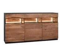 Niarada Solid Acacia Wood 3 Door Large Sideboard - 180cm