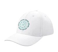 NIBABA Women's Vegvisir Navigation Compass Icelandic Vikings Baseball Cap Men's Sport Caps Summer Hat Adjustable Baseball, One Size