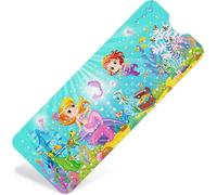 NiBaby Non-Slip Baby Bath Mat with Powerful Suction Cups, 102x41cm Large Size Quick Drain for Children & Elderly Safety in Showers and Tubs, Machine Washable Durable PVC Comfortable & Safe (Mermaid)