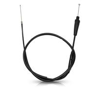 nibbi 46" Go Kart Throttle Cable Universal 46 inch Motorcycle Cable Stainless Steel for Minibike TaoTao Kymco SYM GY6 Scooter 125 150 Moped (Black)
