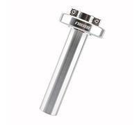 NIBBI Aluminum 7/8" Motorcycle Throttle Handlebar Adjust Accelerator CNC Throttle Cable Holder for YAMAHA TaoTao Kycom Honda GY6 Scooter Moped (Sliver)