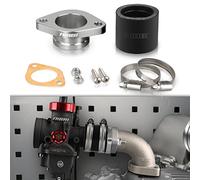 NIBBI Motorcycle Intake Manifold Adapter (for Horizontal Engine/ M6*25mm)