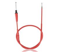 nibbi Motorcycle Throttle Cable Outbit Throttle Cable, Size M10 110 cm Go Kart Accelerator Pedal Cable, Universal Motorcycle Accelerator Cable for Minibike Yamaha TaoTao Kymco