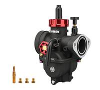 NIBBI PE22FL Carburetor, 22mm Carburetor fit 125cc 130cc 140cc Flange Motorcycle Engine with Carb Jets - For Dirt Pit Bike Mini Bike Motocross Predator212 Apollo Tao Tao SSR125