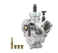 NIBBI PE26mm Carburetor with Carb Jets for 150cc-200cc Flange Motorcycle Engines - Compatible (Sports-PE-26mm-Flange)