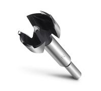 NIBBLAX 1-1/4" Forstner Bit for Wood, 1-1/4 Inch (Dia.) Wood Drill Bit Forstner Bits for Woodworking, Round Shank