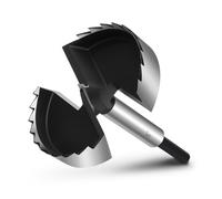 NIBBLAX 5" Forstner Bit for Wood, 5 Inch (Dia.) Wood Drill Bit Forstner Bits for Woodworking, Hex Shank