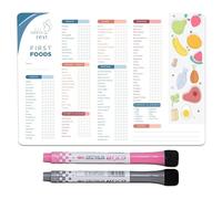 Nibble and Rest Baby's First Foods Tracker Fridge Magnet, Dry Erase Poster, Daily Food Log, 25x35cm