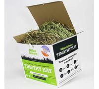 Nibble&Gnaw Timothy Hay 4.4Kg. Fresh, Green, Dust-Free, Long-Stem, Sun-Dried Feeding Hay for Rabbits, Guinea Pigs, Hamsters. First & Second Cut. 100% Natural Food