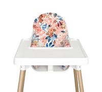 Nibble & Rest Highchair Cushion Cover for Inflatable Cushion, Compatible For Antilop Highchair Accessories, Stain-Proof&Wipeable Cushion Cover(Cushion NOT Included)(pinkpoises)