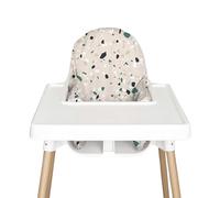 Nibble & Rest Highchair Cushion Cover for Inflatable Cushion, Compatible For Antilop Highchair Accessories, Stain-Proof&Wipeable Cushion Cover(Cushion NOT Included)(Earthy Terrazzo)