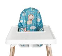 Nibble & Rest Highchair Cushion Cover for Inflatable Cushion, Compatible For Antilop Highchair Accessories, Stain-Proof&Wipeable Cushion Cover(Cushion NOT Included)(CC_safari)