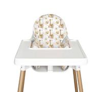 Nibble & Rest Highchair Cushion Cover for Inflatable Cushion, Compatible for Antilop Highchair Accessories, Stain-Proof&Wipeable Cushion Cover(Cushion NOT Included)(cc_babygiraffe)