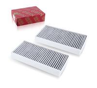 【NIBD】Cabin Air Filter with Activated Carbon Capture PM2.5/pollen/dust Compatible with BMW 2 Active Tourer F45 I3 F46 2 Gran Tourer 220 x1 F48 MINI F55 F56 F54 F57 (OE#64316835405) (OE#64316835406)