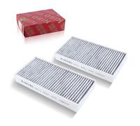 【NIBD】Cabin Air Filter with Activated Carbon Capture PM2.5/pollen/dust Compatible with BMW MINI F54 F56 F57 2' F45 F46 Active Tourer 218d 218i X1 F48 i3 (OE#64119321875)